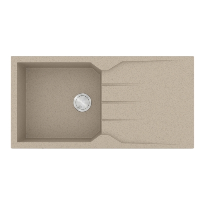 Εικόνα της Νεροχύτης Sanitec Ultra Granite 811 (100x50) Sabbia