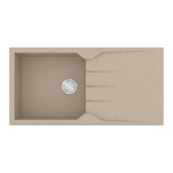 Εικόνα της Νεροχύτης Sanitec Ultra Granite 811 (100x50) Sabbia