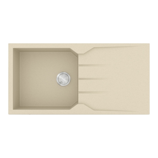 Εικόνα της Νεροχύτης Sanitec Ultra Granite 811 (100x50) Ocra