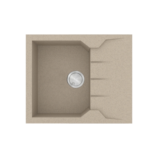 Εικόνα της Νεροχύτης Sanitec Ultra Granite 812 (60x50) Sabbia