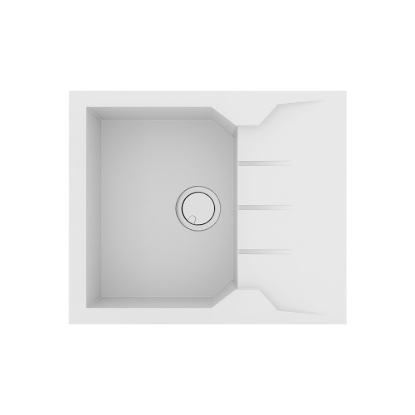 Εικόνα της Νεροχύτης Sanitec Ultra Granite 812 (60x50) Bianco