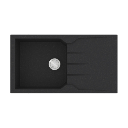 Εικόνα της Νεροχύτης Sanitec Ultra Granite 814 (86x50) Grafite