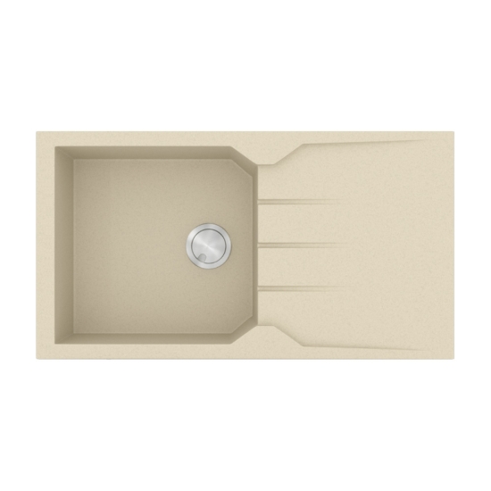 Εικόνα της Νεροχύτης Sanitec Ultra Granite 814 (86x50) Ocra