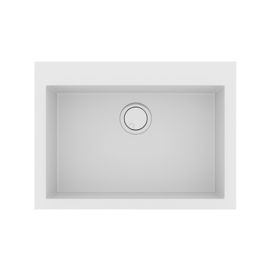 Εικόνα της Νεροχύτης Sanitec Ultra Granite 815 (70x50) Bianco