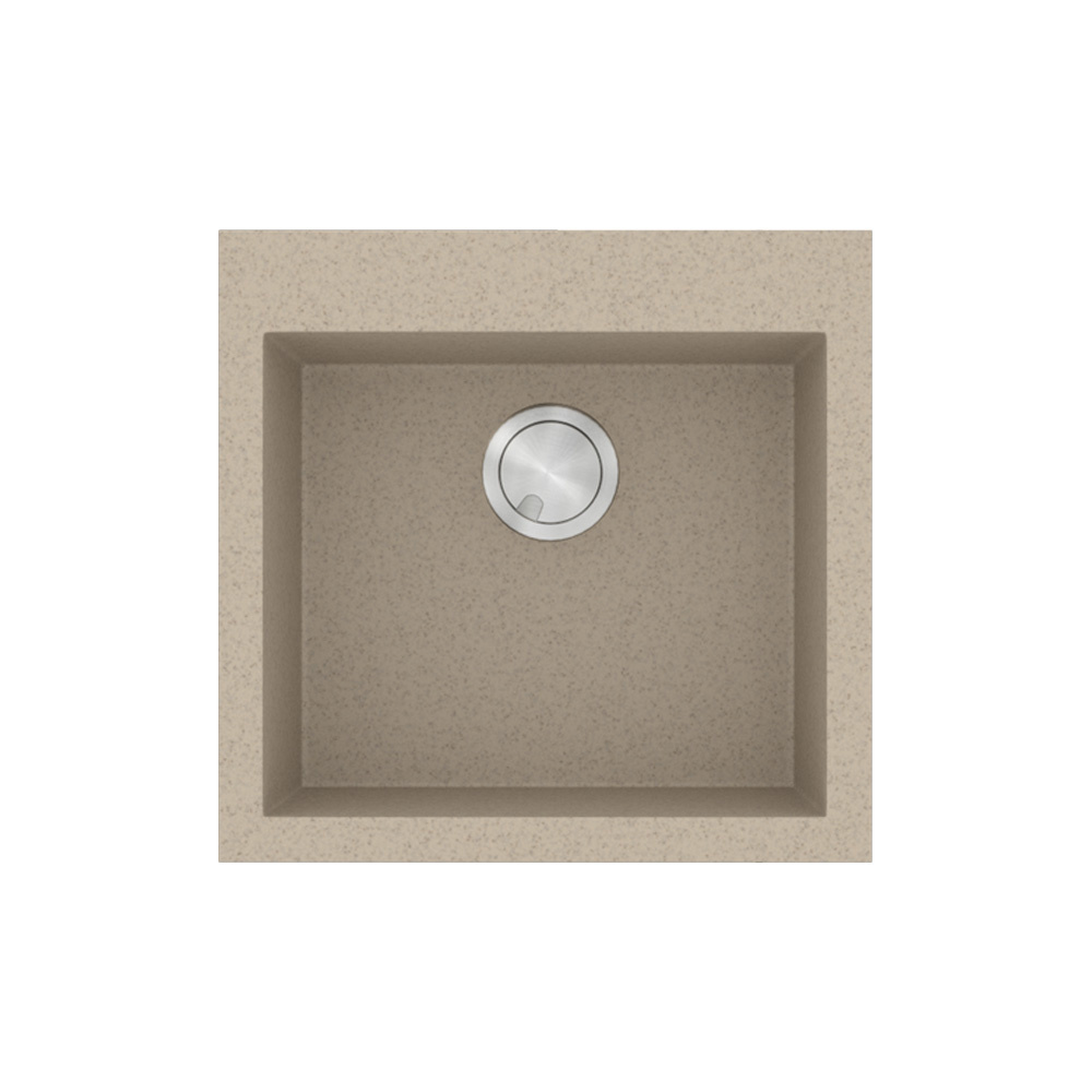Εικόνα της Νεροχύτης Sanitec Ultra Granite 816 (50x50) Sabbia 816-32