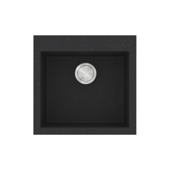 Εικόνα της Νεροχύτης Sanitec Ultra Granite 816 (50x50) Grafite 816-36