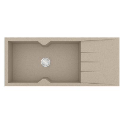 Εικόνα της Νεροχύτης Sanitec Ultra Granite 817 (116x50) Sabbia