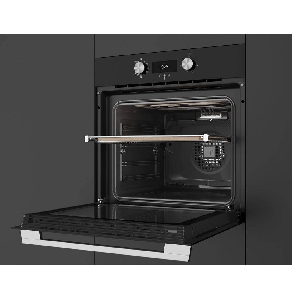Εικόνα της Φούρνος Πυρολυτικός Teka Maestro Pizza HLB 8510 P Μαύρο Κρύσταλλο 111000046 Εγγύηση 2+3 Χρόνια