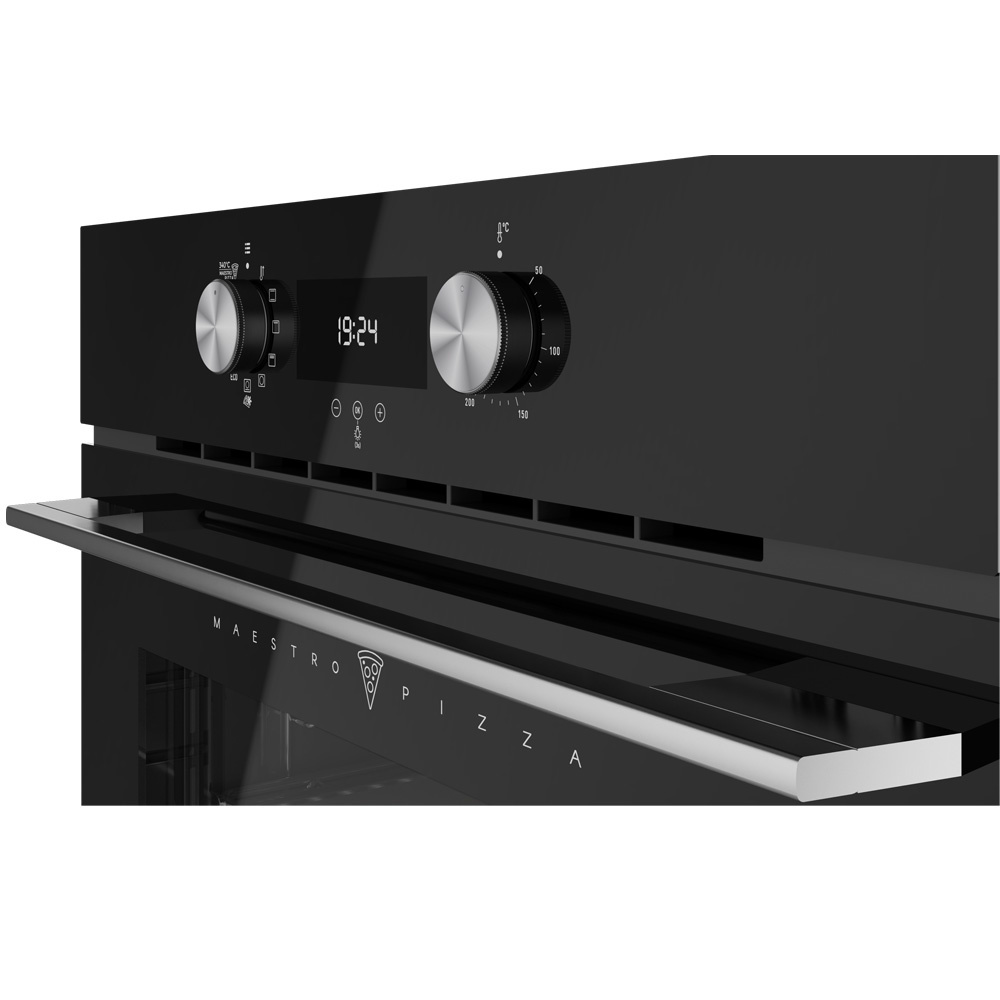 Εικόνα της Φούρνος Πυρολυτικός Teka Maestro Pizza HLB 8510 P Μαύρο Κρύσταλλο 111000046 Εγγύηση 2+3 Χρόνια