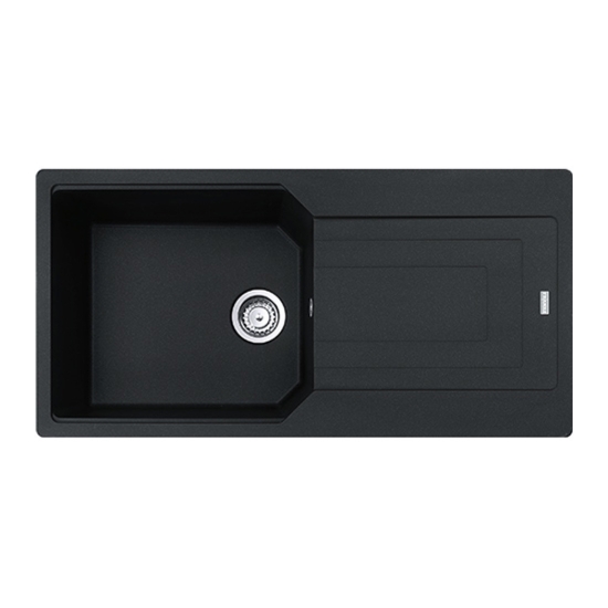 Εικόνα της Νεροχύτης Franke Urban UBG 611-100 GSC (100x50) Onyx 3147101140 (114.0687.690)