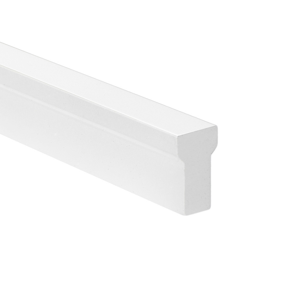 Εικόνα της Λαβή Επίπλου Roline 686-128 Λευκή 139mm (Απόσταση Κέντρων 128mm)