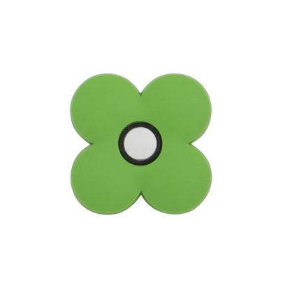 Εικόνα της Παιδικό Πόμολο Επίπλων Roline 601 Λουλούδι Πράσινο (601-0002)