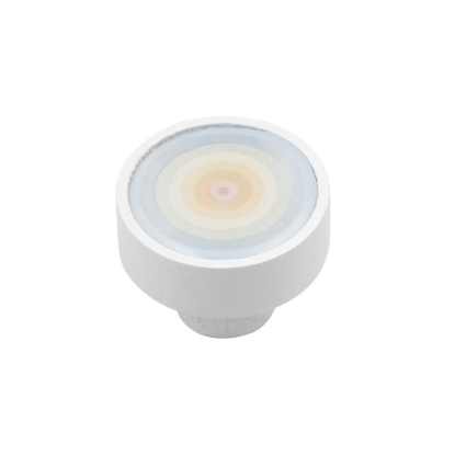 Εικόνα της Παιδικό Πόμολο Επίπλων Roline 509 Λευκό-Γαλάζιο (509-0002)