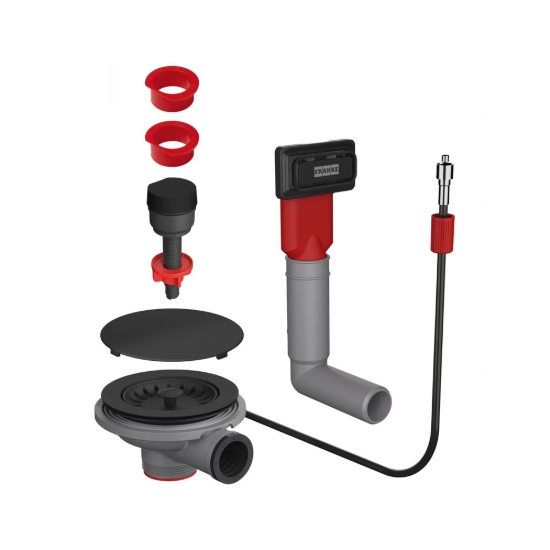 Εικόνα της Σετ Αυτόμaτης βαλβίδας Υπερχείλισης Για Maris Bowl Μονό Matte Black 112.0658.446