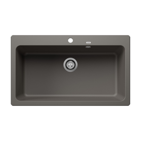 Εικόνα της Νεροχύτης Blanco Naya XL 9 Silgranit 86x51cm Volcano Grey 527316