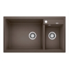 Εικόνα της Νεροχύτης Blanco Metra 9 Silgranit 86x50cm Coffee 515050