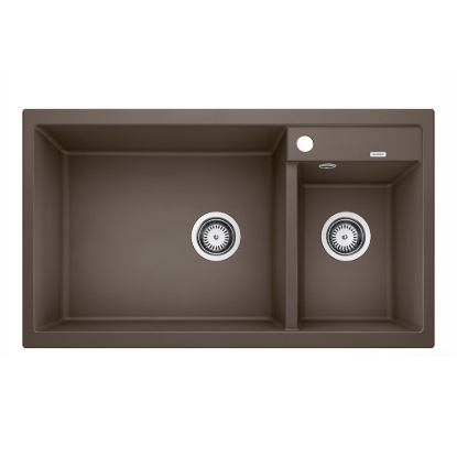 Εικόνα της Νεροχύτης Blanco Metra 9 Silgranit 86x50cm Coffee 515050