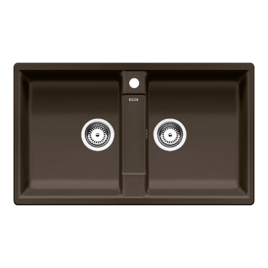 Εικόνα της Νεροχύτης Blanco Zia 9 Silgranit 86x50cm Coffee 516683