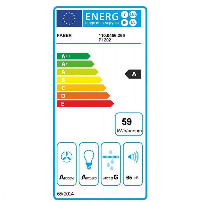 Εικόνα της Απορροφητήρας Faber T-Light WH MATT A90  Καμινάδα 90cm Λευκός