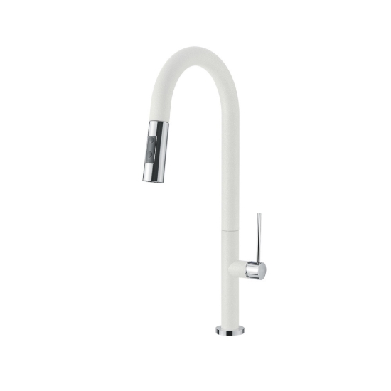 Εικόνα της Μπαταρία Κουζίνας Armando Vicario Tozo 48780-1301 Με Ντους 2 Ροών Superwhite