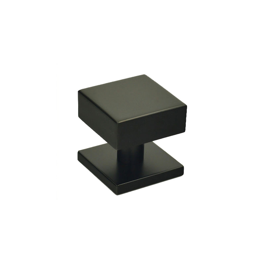 Εικόνα της Μπουλ Εξώπορτας Τετράγωνο 65x65mm INOX Μαύρο 30.100.33