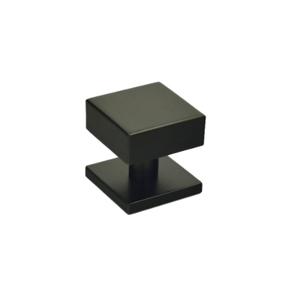 Εικόνα της Μπουλ Εξώπορτας Τετράγωνο 65x65mm INOX Μαύρο 30.100.33