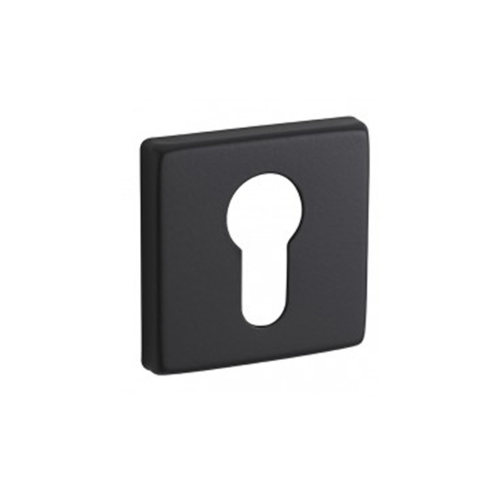 Εικόνα της Ροζέτα Ασφαλείας Τετράγωνη FIX Arieni Ischia Black Matt