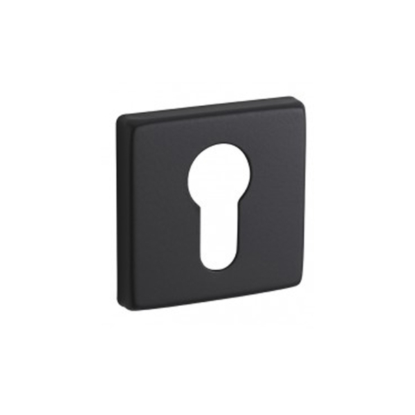 Εικόνα της Ροζέτα Ασφαλείας Τετράγωνη FIX Arieni Ischia Black Matt