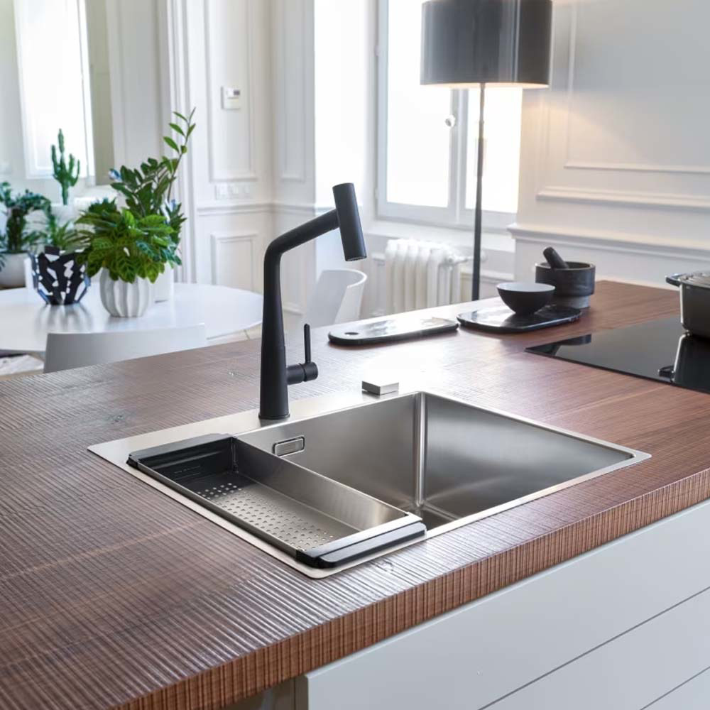 Εικόνα της Μπαταρία Κουζίνας Franke Icon Ντους Black Matt 3156856237 (115.0625.190)
