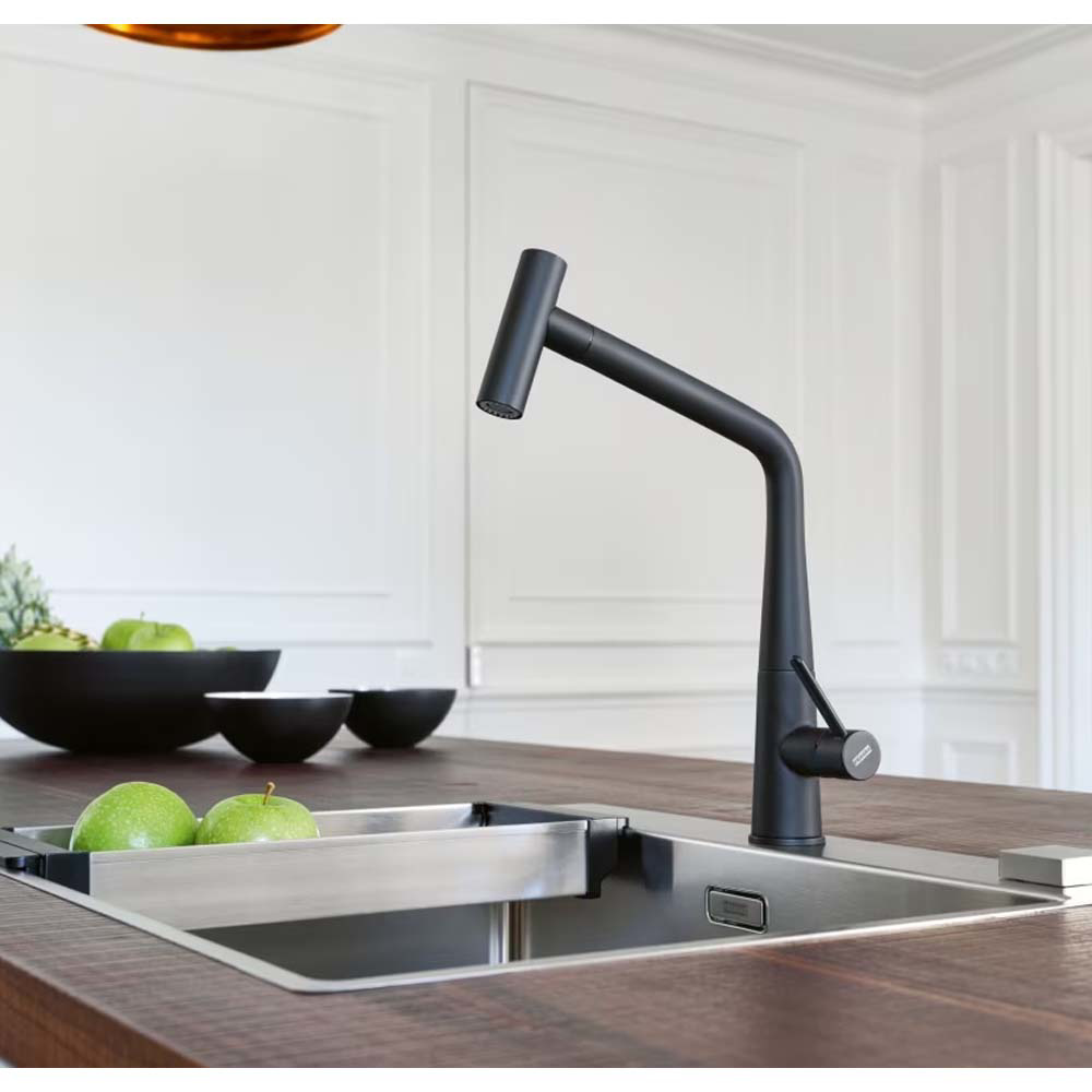 Εικόνα της Μπαταρία Κουζίνας Franke Icon Ντους Black Matt 3156856237 (115.0625.190)