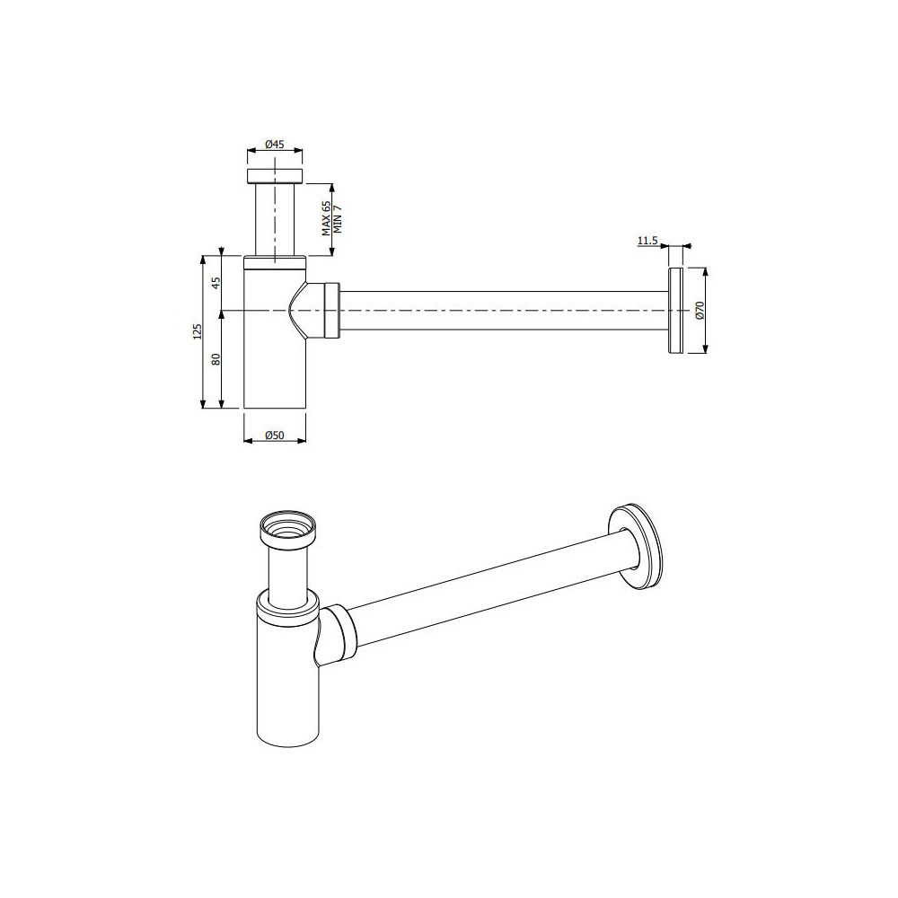 Εικόνα της Σιφών La Torre N0262-111 Inox