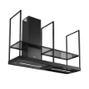 Εικόνα της Απορροφητήρας Franke Mythos T-Shelf FMY BK MATT F180 Black Matt  Οροφής 3105001050 (325.0678.073)