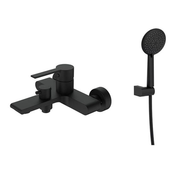 Εικόνα της Μπαταρία Λουτρού Orabella Elegance 10217 Μαύρο Ματ