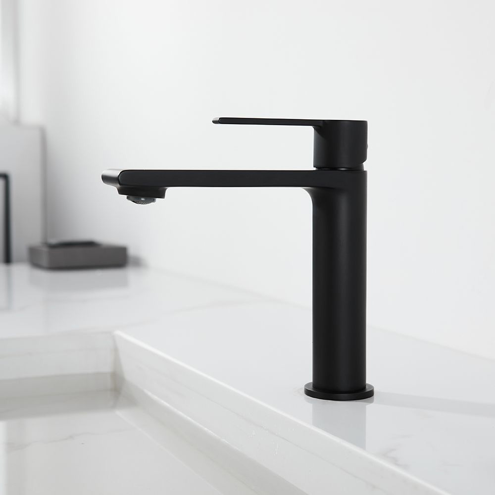 Εικόνα της Μπαταρία Νιπτήρος Orabella Elegance 10245 Μαύρο Ματ