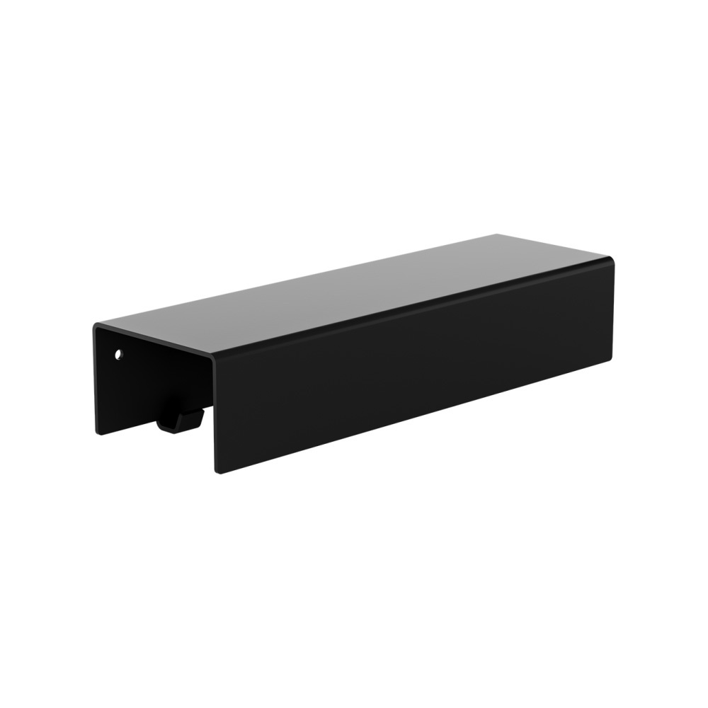 Εικόνα της Άγγιστρο Τριπλό Verdi Strantza (30x9,3x6Υ cm) Black Matt 7230405