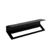Εικόνα της Πετσετοθήκη Με Ράφι Verdi Strantza 60cm Black Matt 7231505