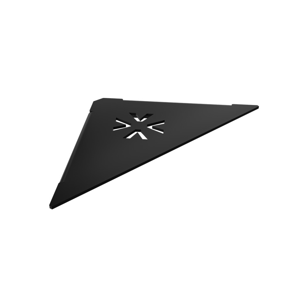 Εικόνα της Σπογγοθήκη Γωνιακή Verdi Strantza (27,7x19.7x2.2Υ cm) Black Matt 7230905