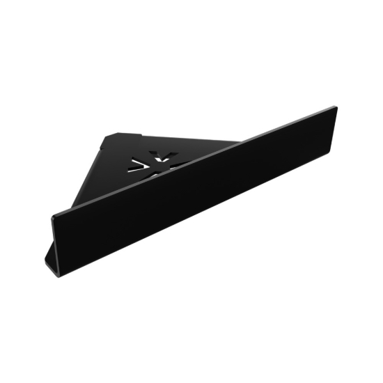 Εικόνα της Σπογγοθήκη Γωνιακή Πρόσοψης 5 cm Verdi Strantza (28.3x21.7x7.2Υ cm) Black Matt 7231105