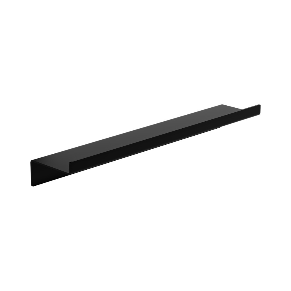 Εικόνα της Ράφι Μικρής Προσοψης  Verdi Strantza (50x9,3x7Υ cm) Black Matt 7232305