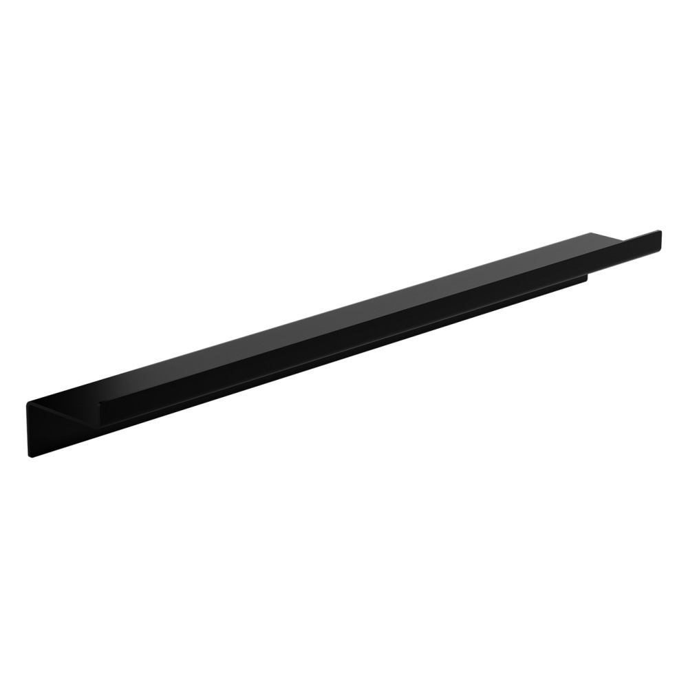 Εικόνα της Ράφι Μικρής Προσοψης  Verdi Strantza (70x9,3x7Υ cm) Black Matt 7232405