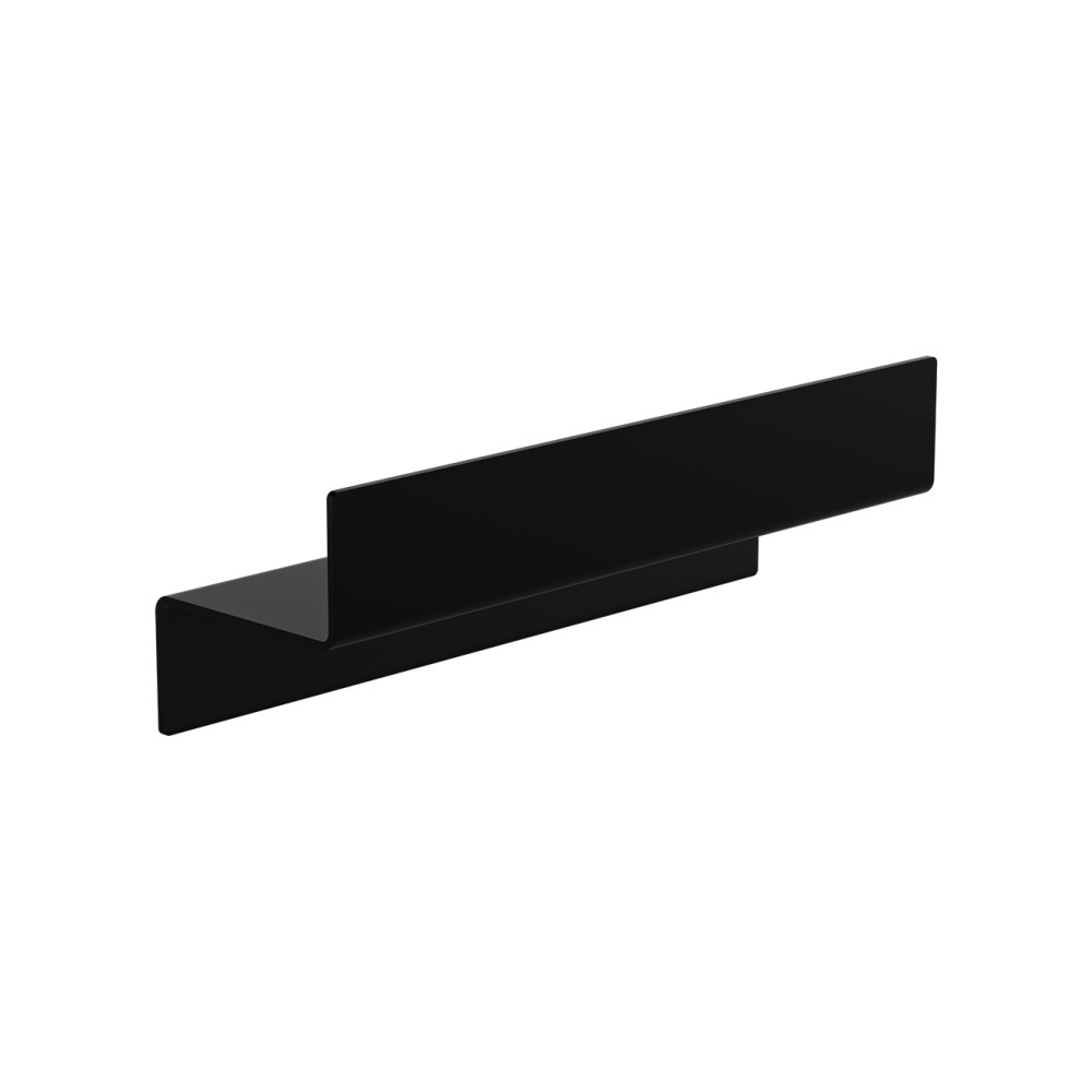 Εικόνα της Ράφι Μεσαίας Προσοψης  Verdi Strantza (30x9,3x10Υ cm) Black Matt 7232805