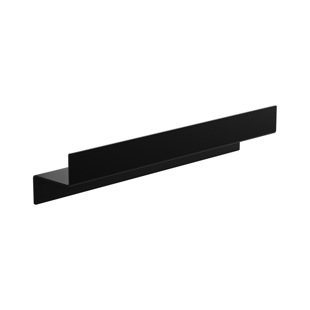 Εικόνα της Ράφι Μεσαίας Προσοψης  Verdi Strantza (50x9,3x10Υ cm) Black Matt 7232905