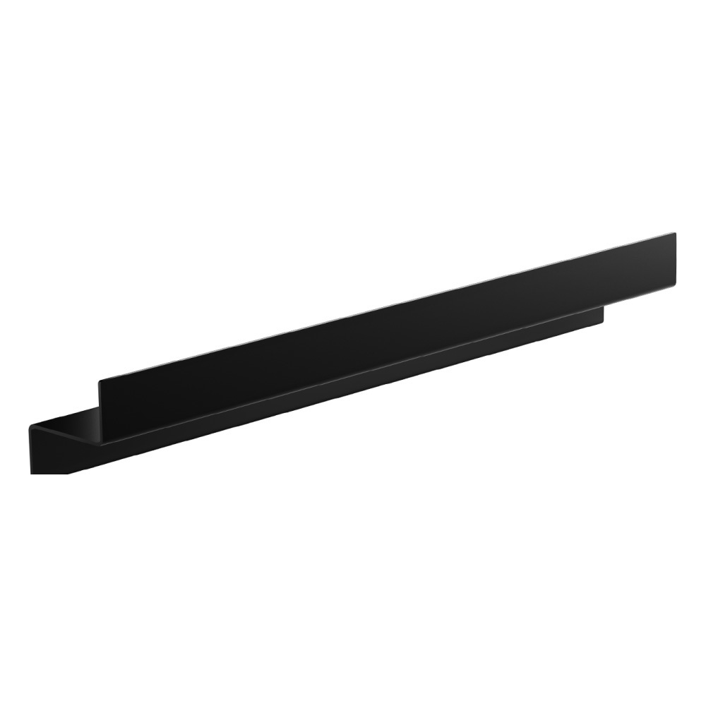 Εικόνα της Ράφι Μεσαίας Προσοψης  Verdi Strantza (70x9,3x10Υ cm) Black Matt 7233005