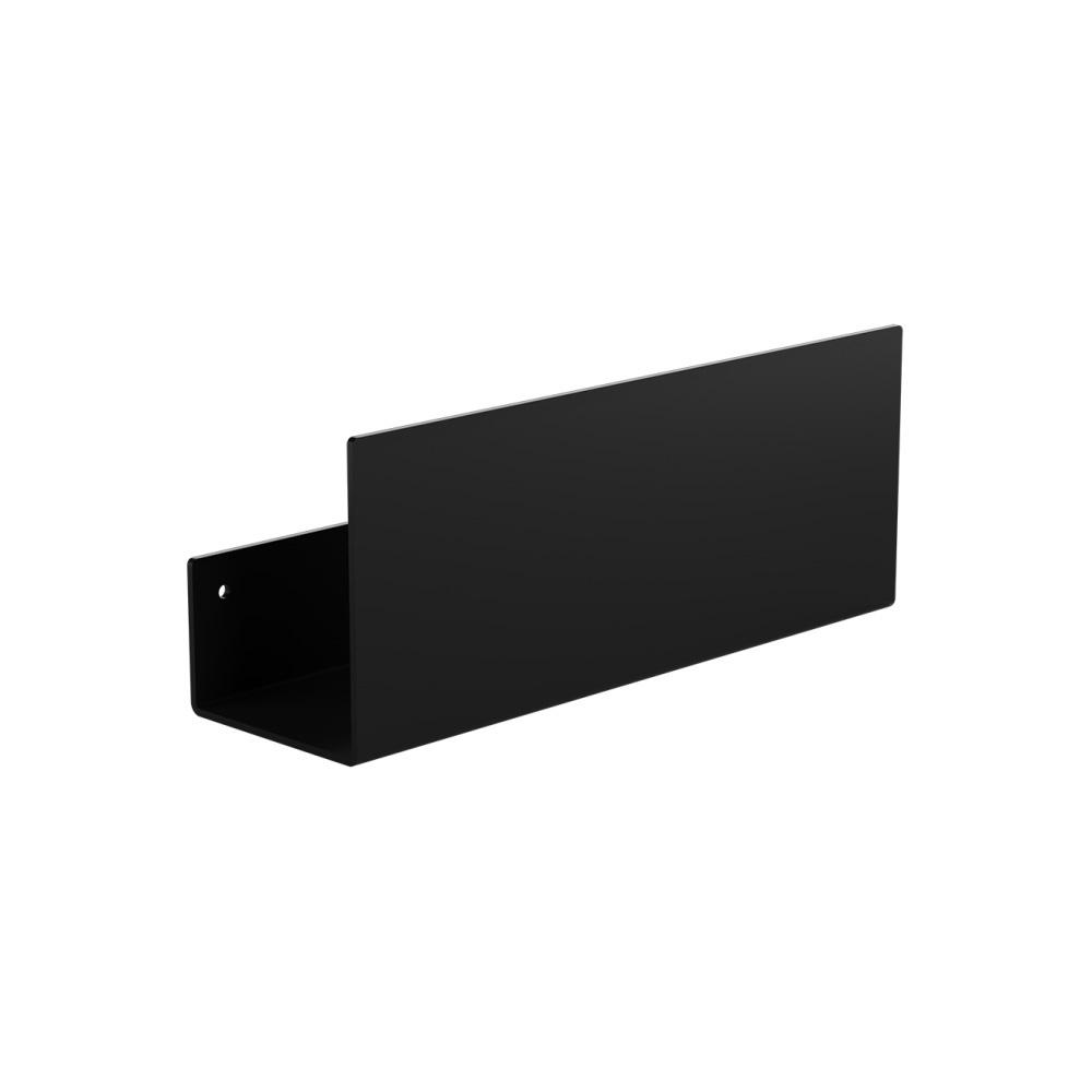 Εικόνα της Ράφι Υψηλής Προσοψης  Verdi Strantza (30x9,3x12Υ cm) Black Matt 7233105