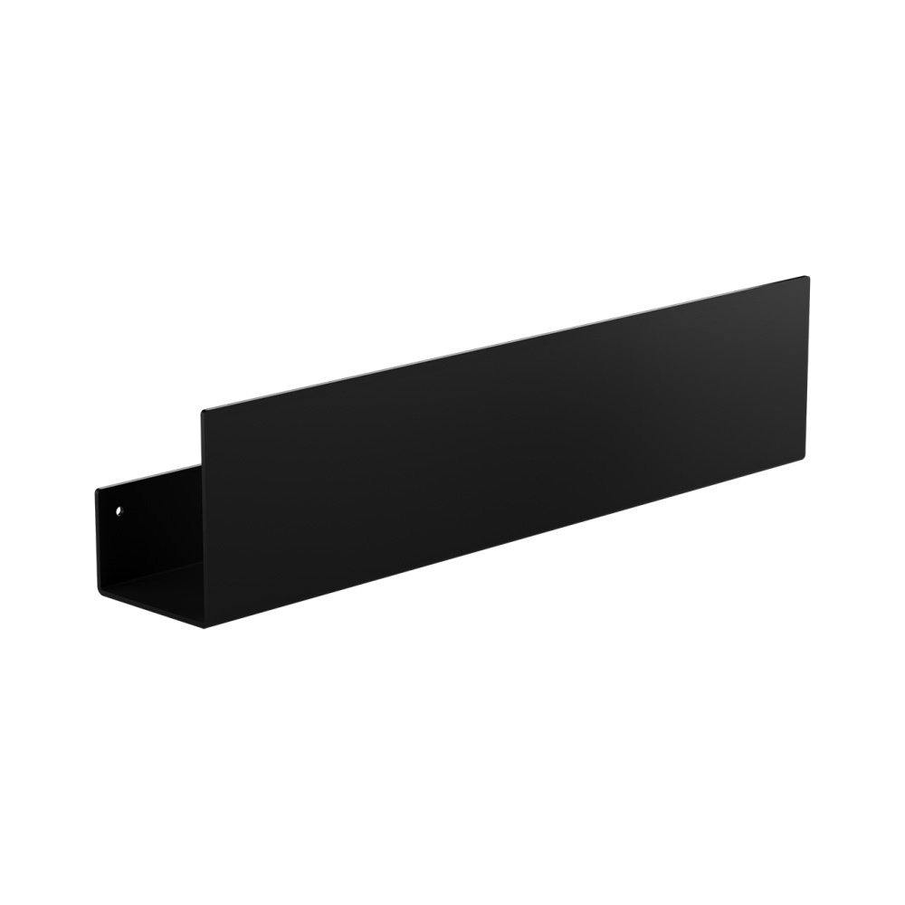 Εικόνα της Ράφι Υψηλής Προσοψης  Verdi Strantza (50x9,3x12Υ cm) Black Matt 7233205
