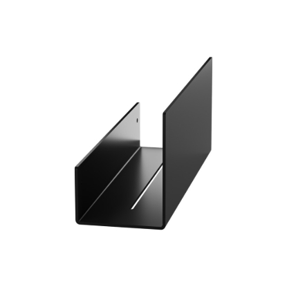 Εικόνα της Ράφι Υψηλής Πρόσοψης Με Αποστράγγιση  Verdi Strantza (30x9,3x12Υ cm) Black Matt 7233405