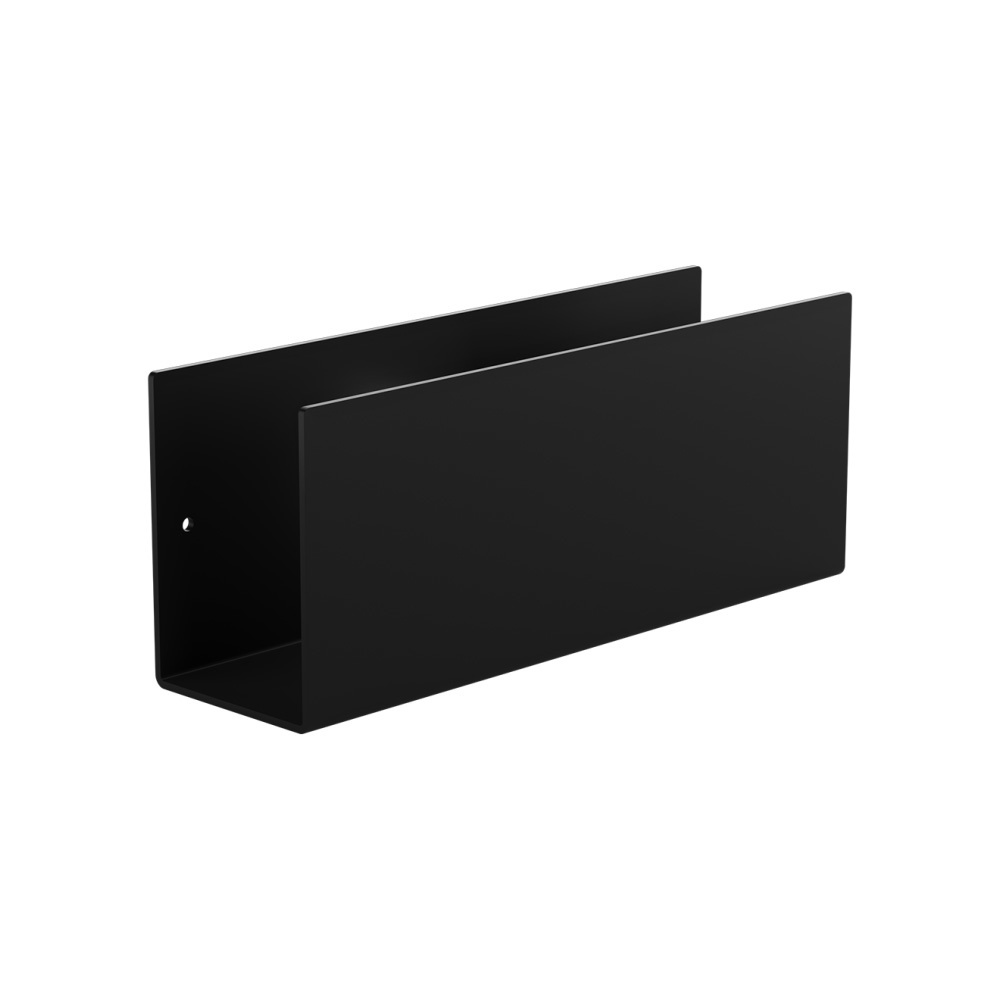 Εικόνα της Ράφι Υψηλής Προσοψης  Verdi Strantza (30x8x12Υ cm) Black Matt 7233805