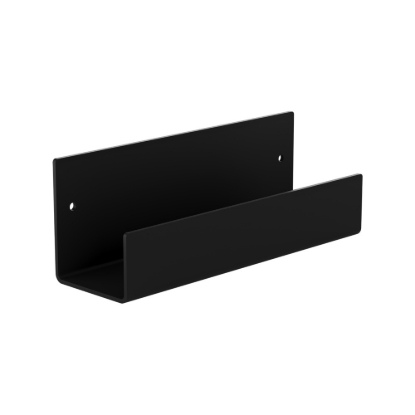 Εικόνα της Ράφι Προβολής 7,5cm Verdi Strantza (25x7,5x9Υ cm) Black Matt 7234005