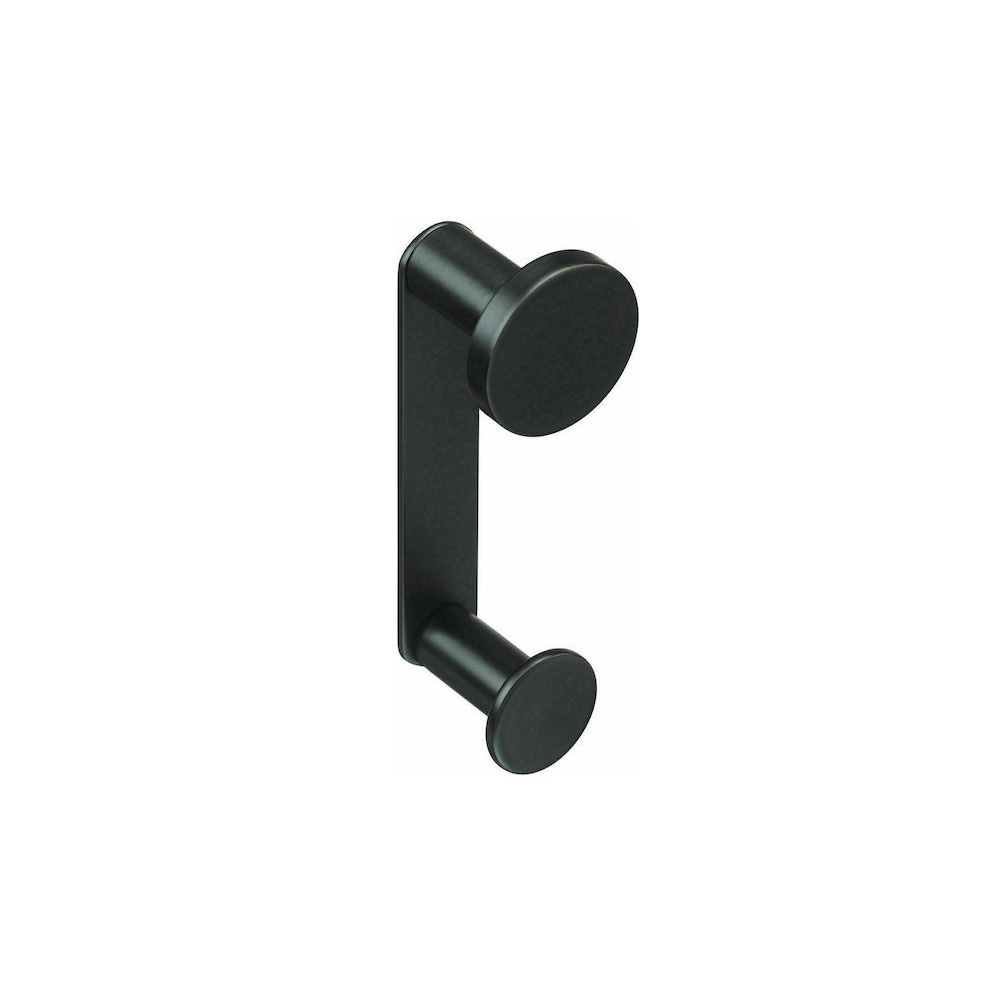 Εικόνα της Άγγιστρο Διπλό  Verdi Lamda Black Matt 3011205