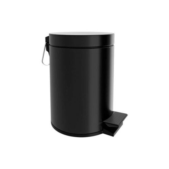 Εικόνα της Χαρτοδοχείο Verdi 6lt Soft Close Black Matt 5910005